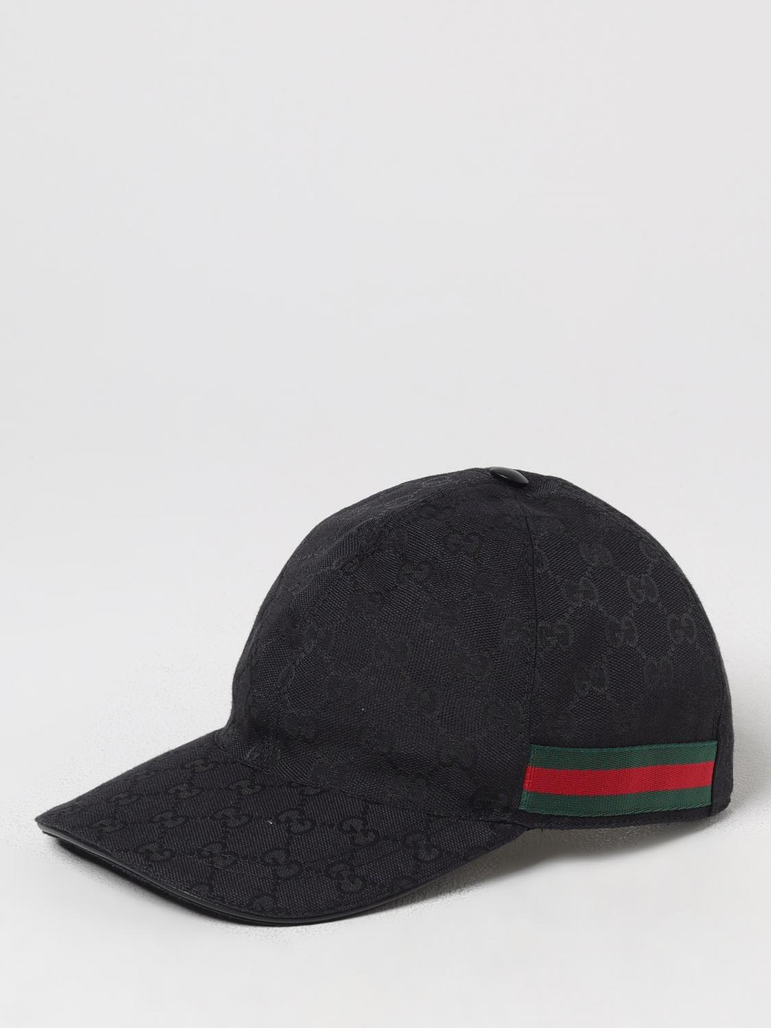 GUCCI GUCCI Hat Men color Black　GUCCI 帽子 メンズ カラー ブラック