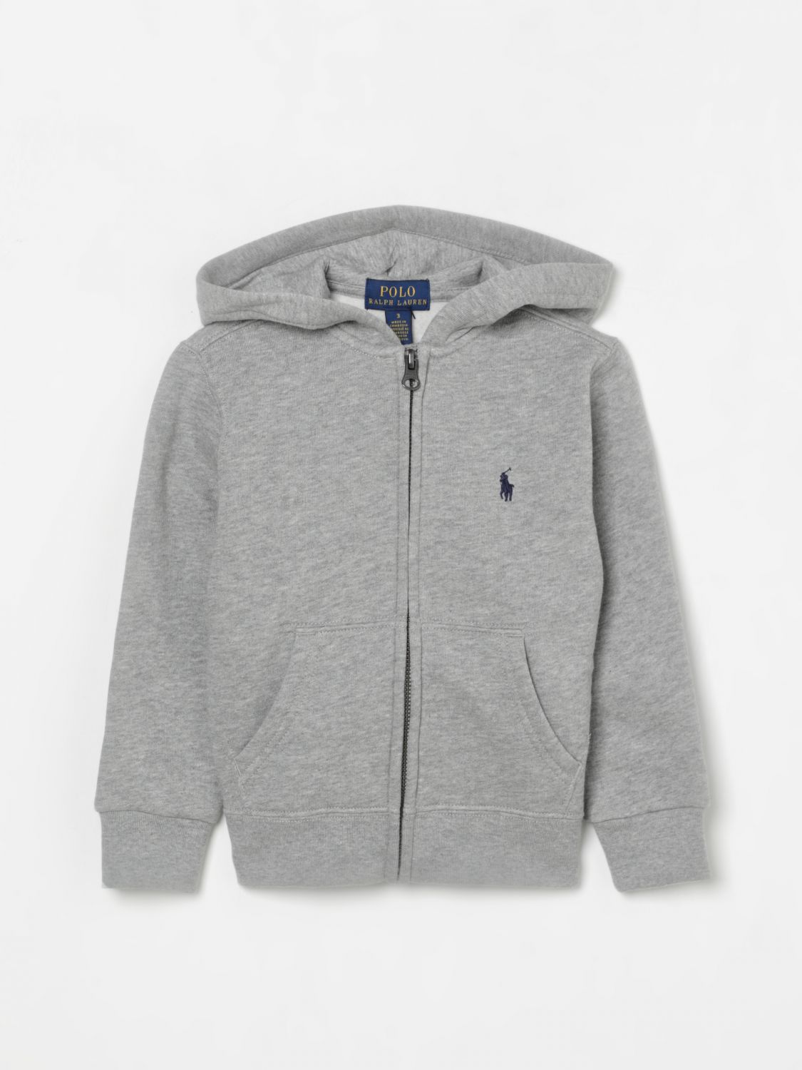 Shop Polo Ralph Lauren Sweater Kids Color Grey In Grau