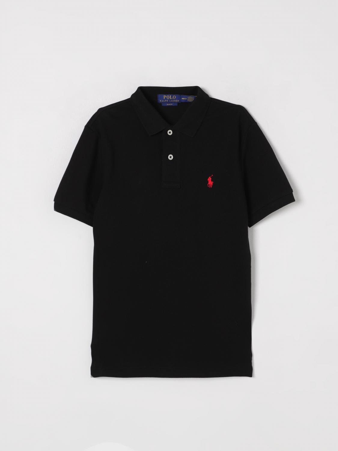 Polo Ralph Lauren Ralph Lauren Kids Polo Con Ricamo In Black
