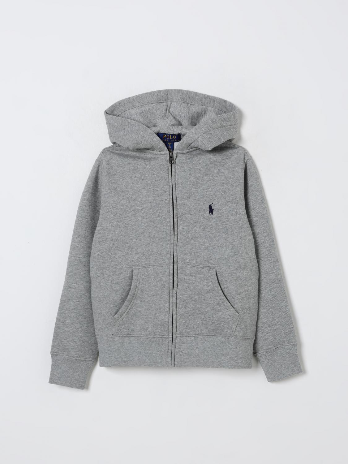Shop Polo Ralph Lauren Sweater Kids Color Grey In Grau