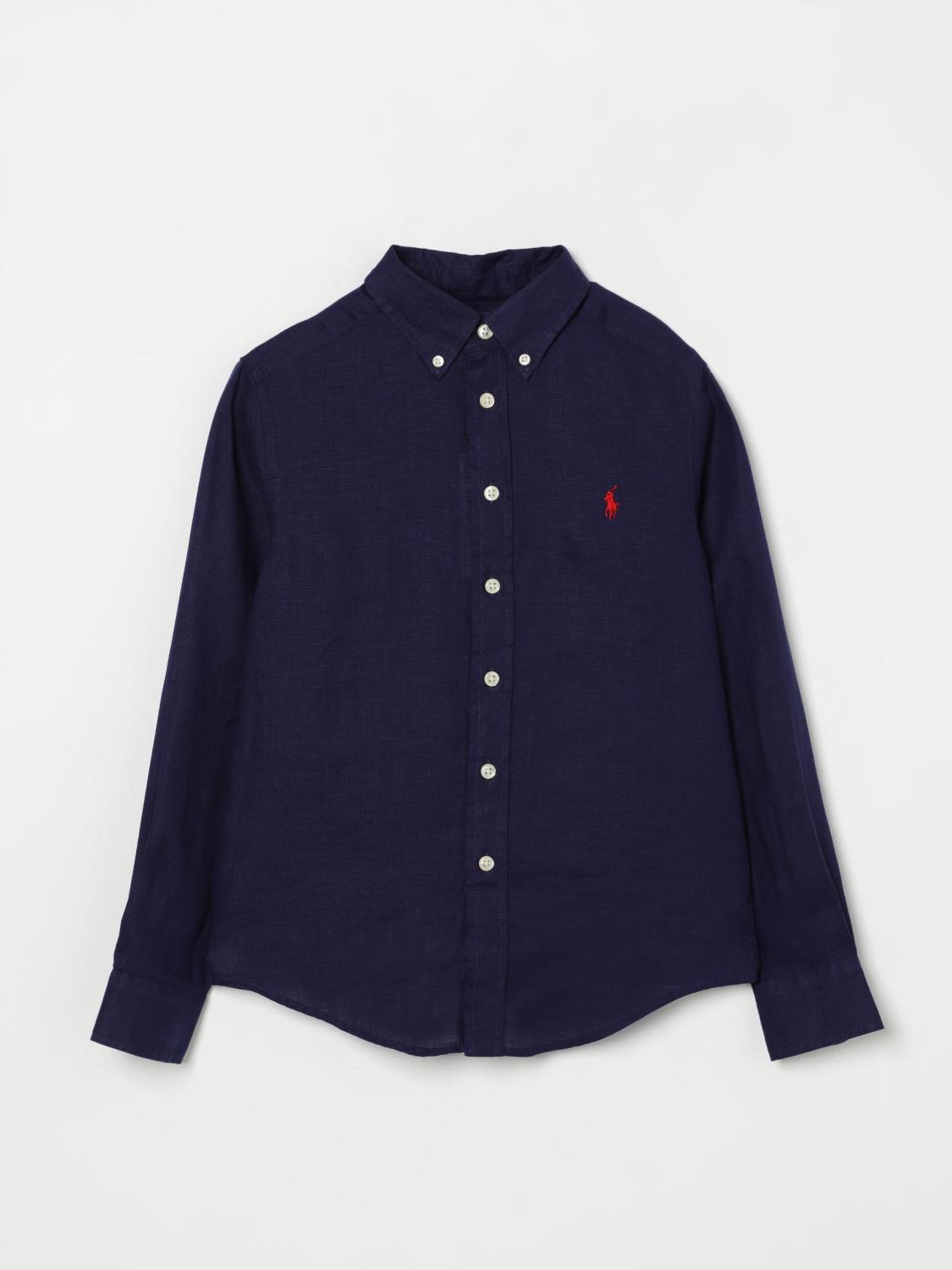 POLO RALPH LAUREN Hemd Kinder Farbe Navy