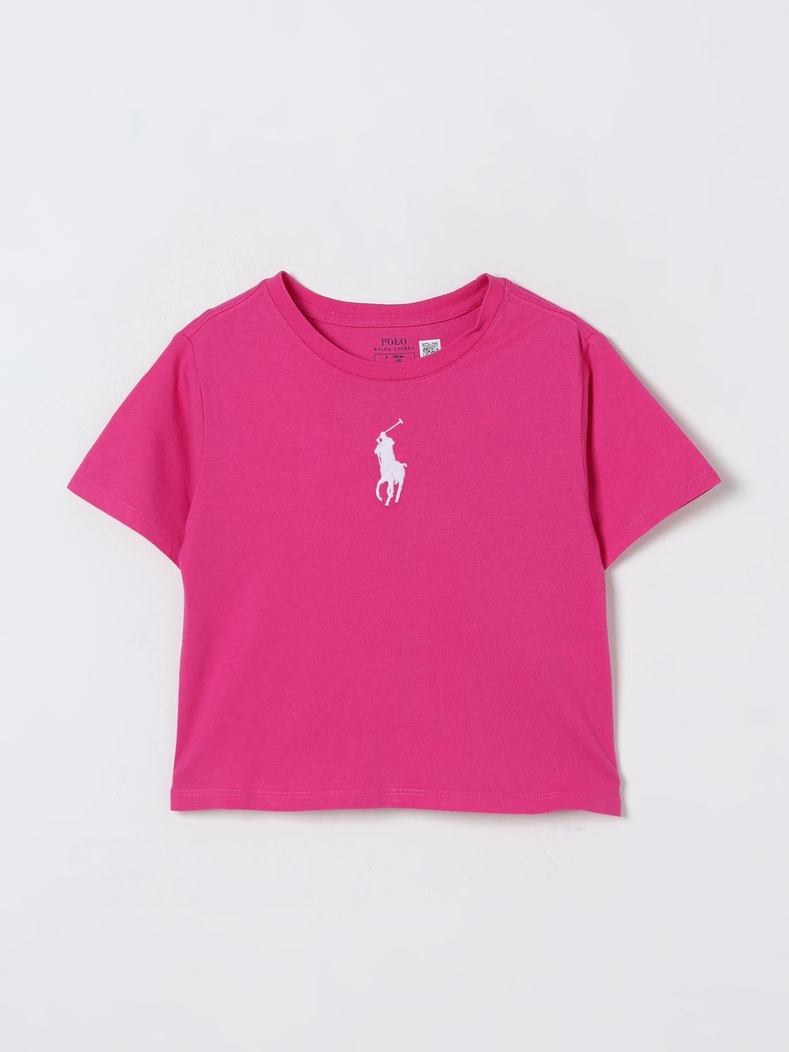 POLO RALPH LAUREN T-Shirt Kinder Farbe Fuchsia