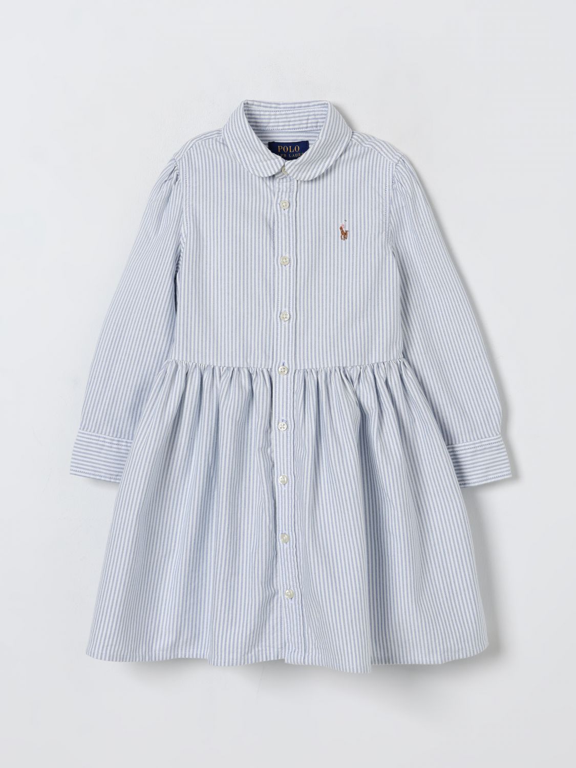 Polo Ralph Lauren Kleid  Kinder Farbe Hellblau In Hellblau