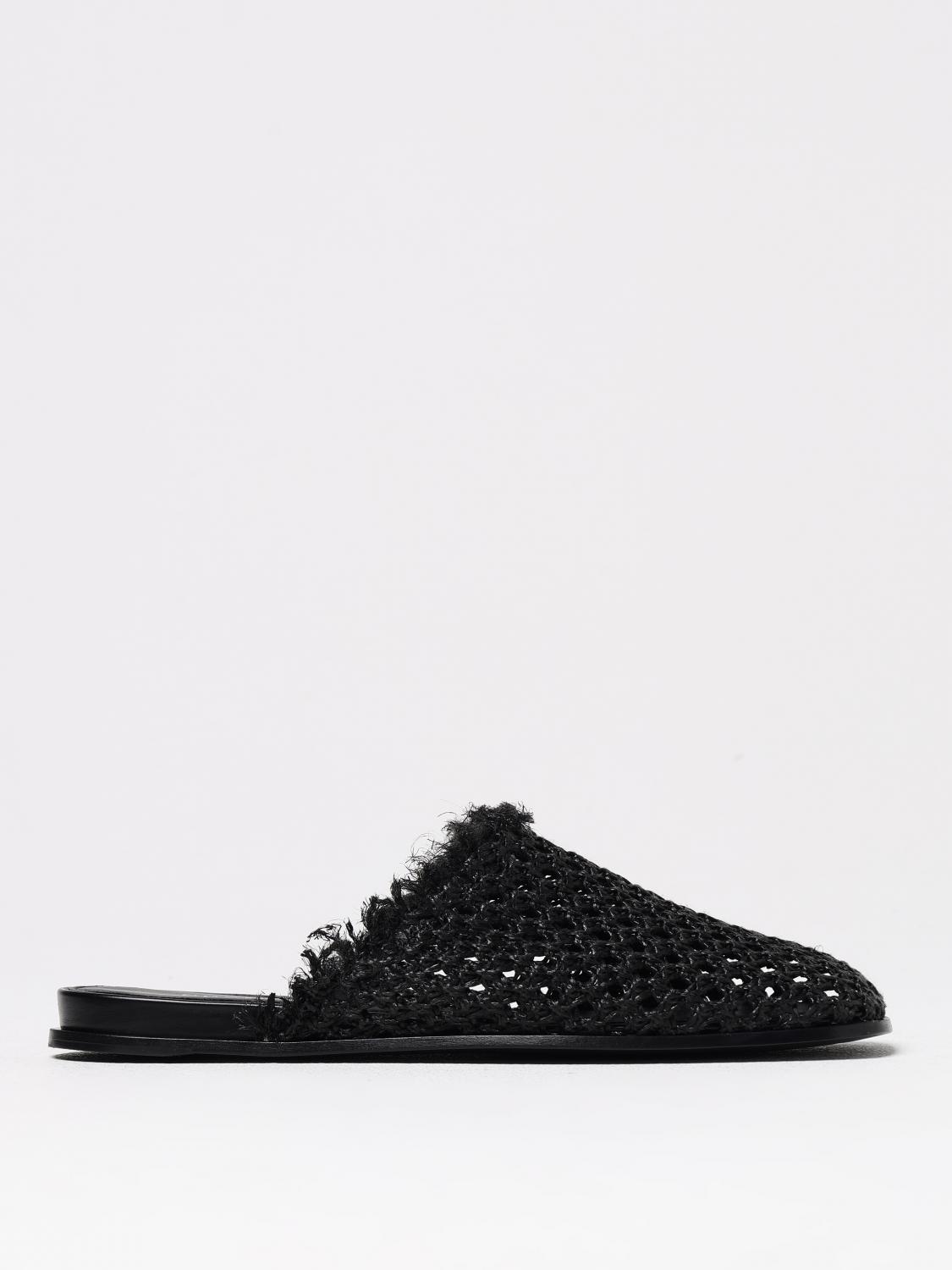 PREMIATA Woven raffia mule