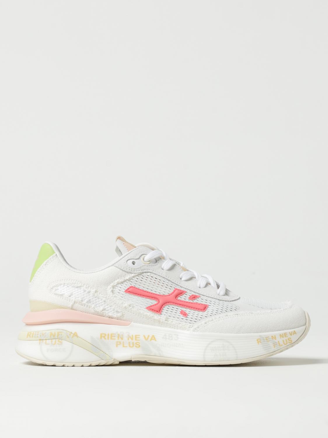 Premiata Round-headed Professional Sports Shoes In Weiss