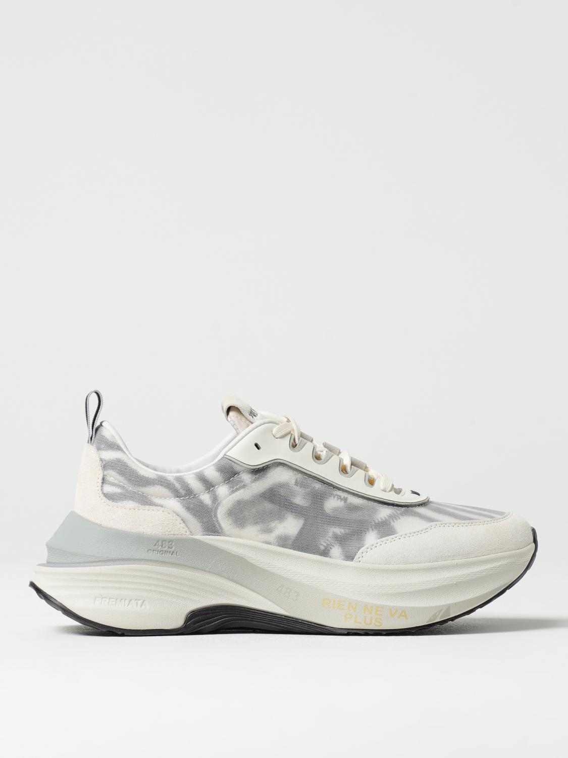 Premiata Hill Timeless Chunky Sneakers In Nude