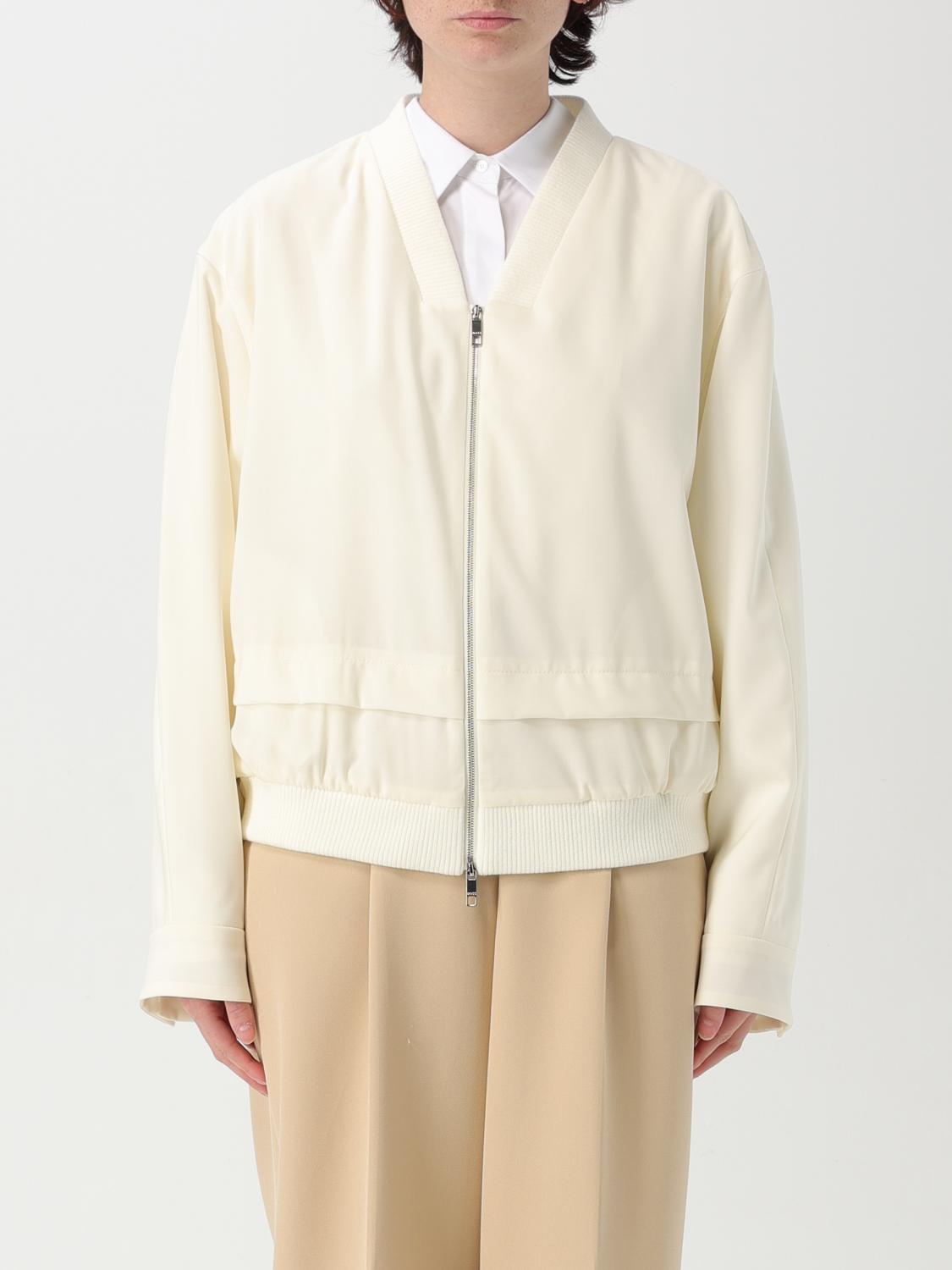 Hugo Boss Jacket Boss Woman Color White In White