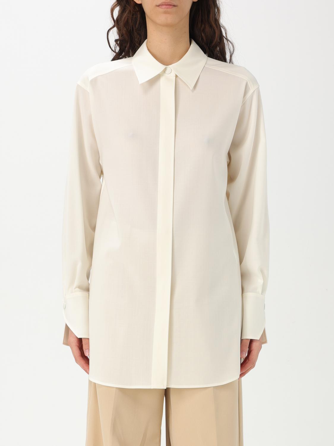 Hugo Boss Shirt Boss Woman Color White In White