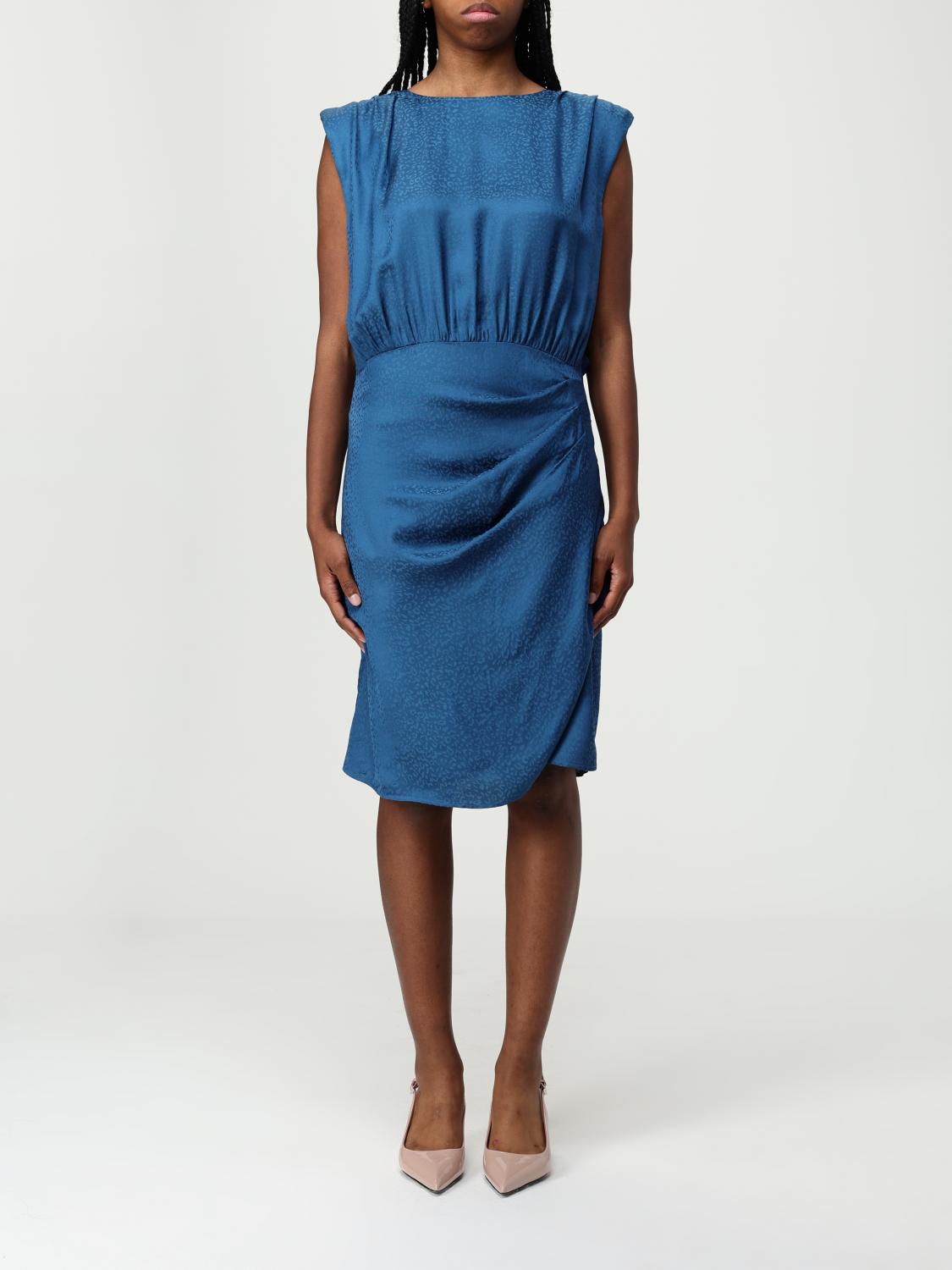 Hugo Boss Kleider Boss Damen Farbe Teal In Blue