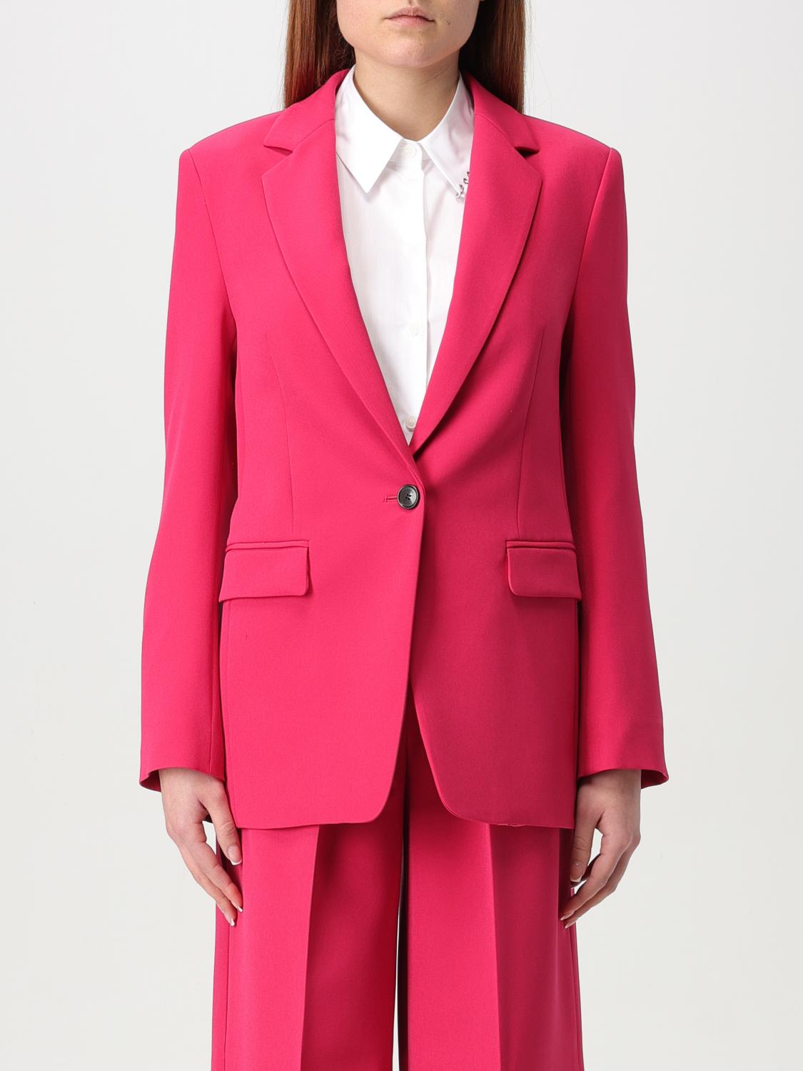 Hugo Boss Blazer Boss Woman Color Pink In Pink