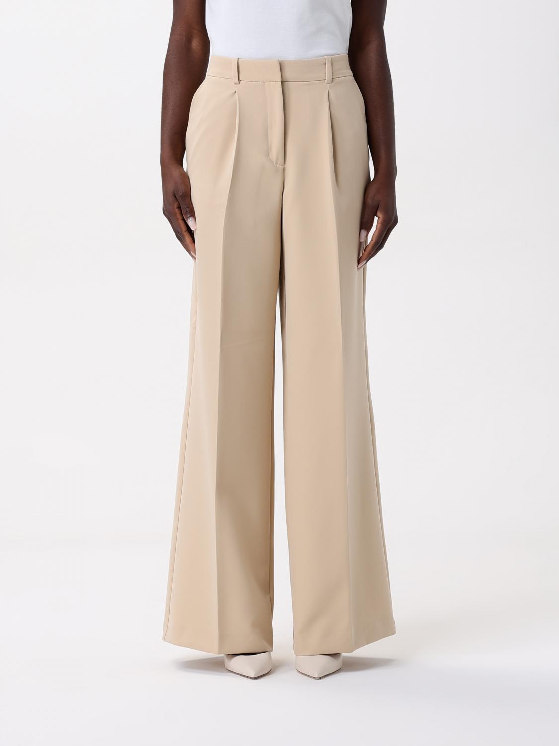 Hugo Boss Pants Boss Woman Color Beige In Beige