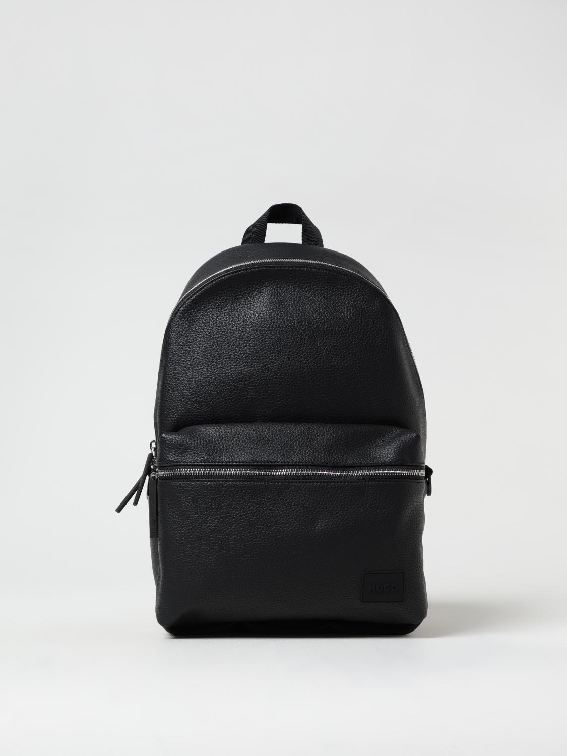 Backpack HUGO Men color Black