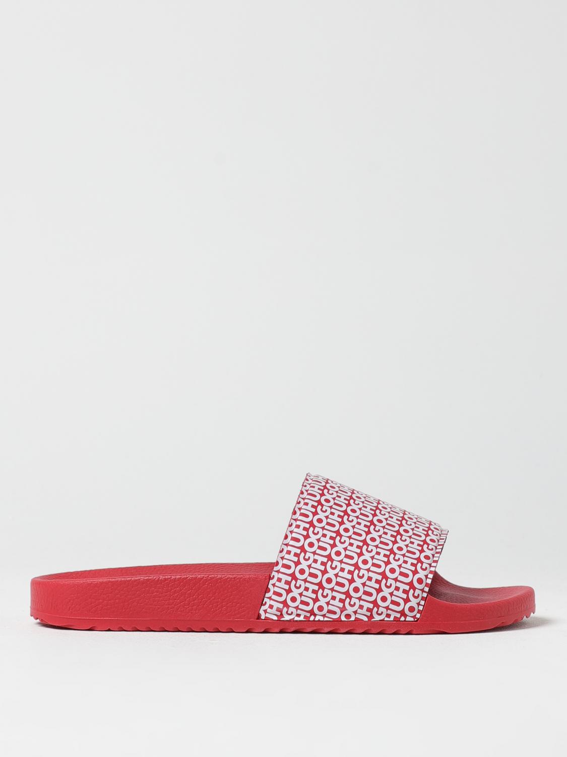Hugo Boss Sandals Hugo Men Color Red In Red