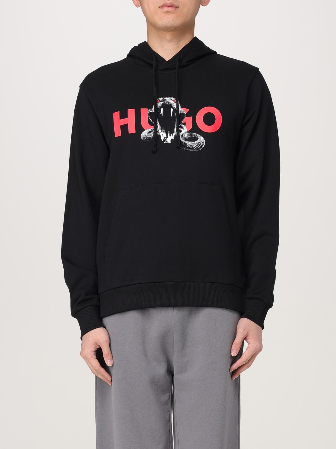 HUGO BOSS SWEATSHIRT HUGO MEN COLOR BLACK 426717002