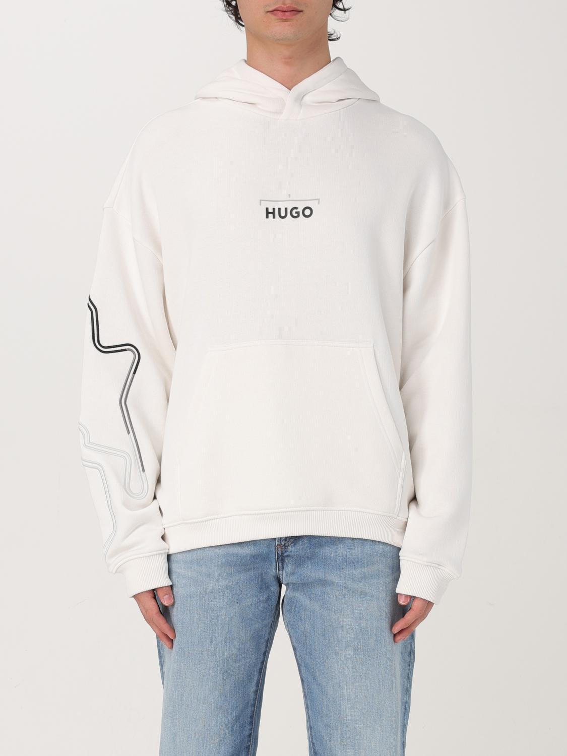 HUGO BOSS SWEATSHIRT HUGO MEN COLOR NATURAL 426718067