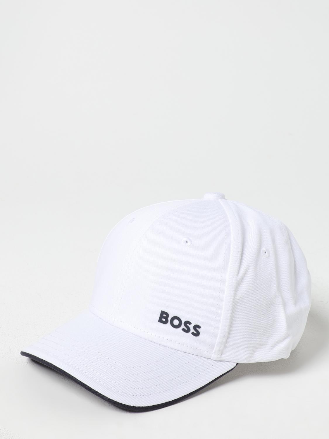 Hat BOSS Men color White Hat BOSS Men color White