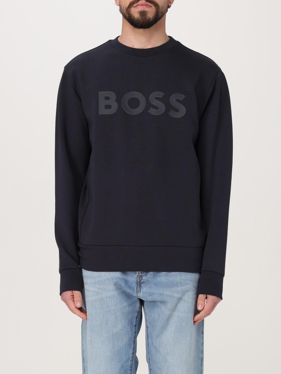 HUGO BOSS SWEATSHIRT BOSS MEN COLOR BLUE 426732009