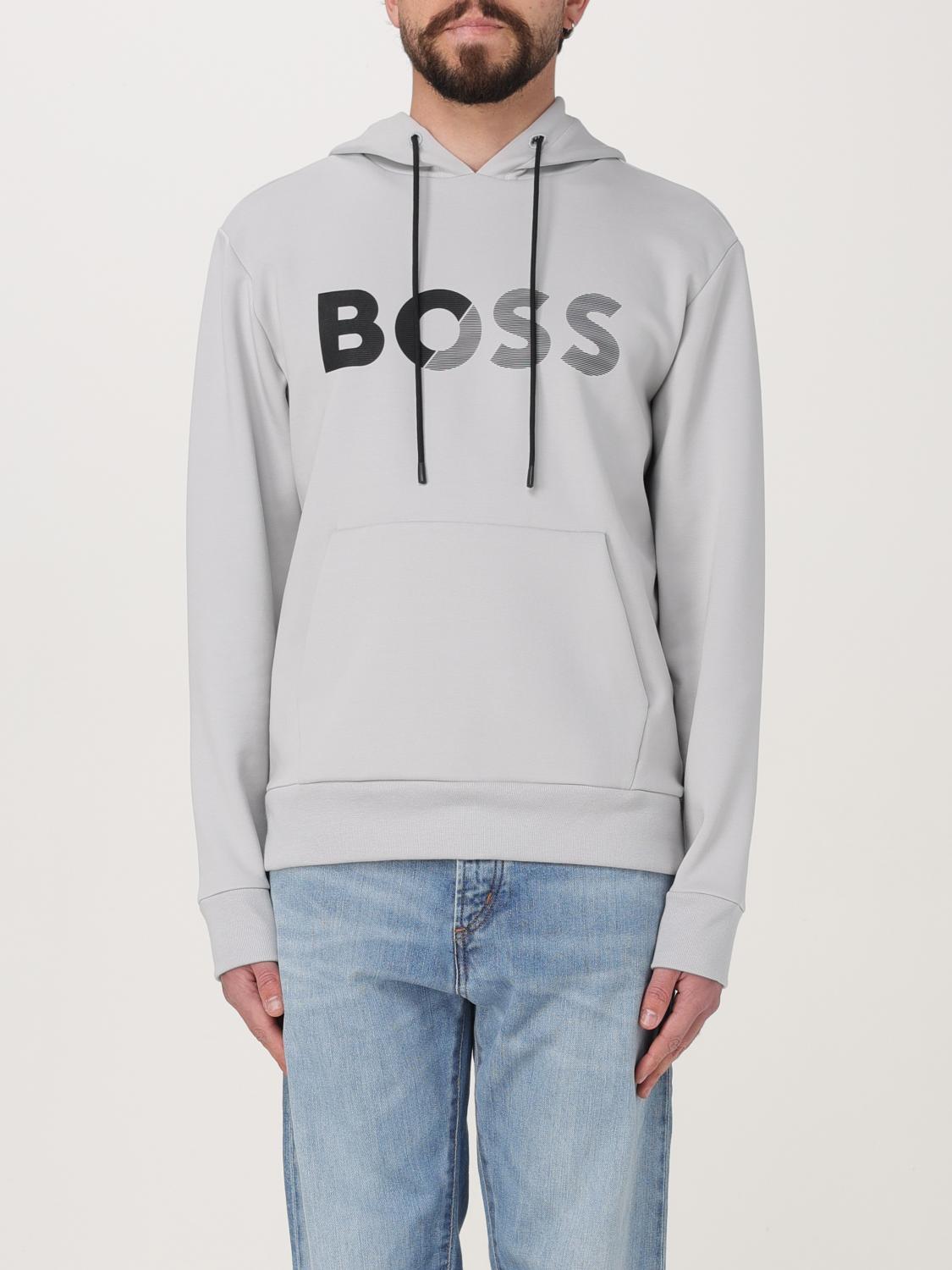 Hugo Boss Sweatshirt Boss Men Color Pearl In Pearl