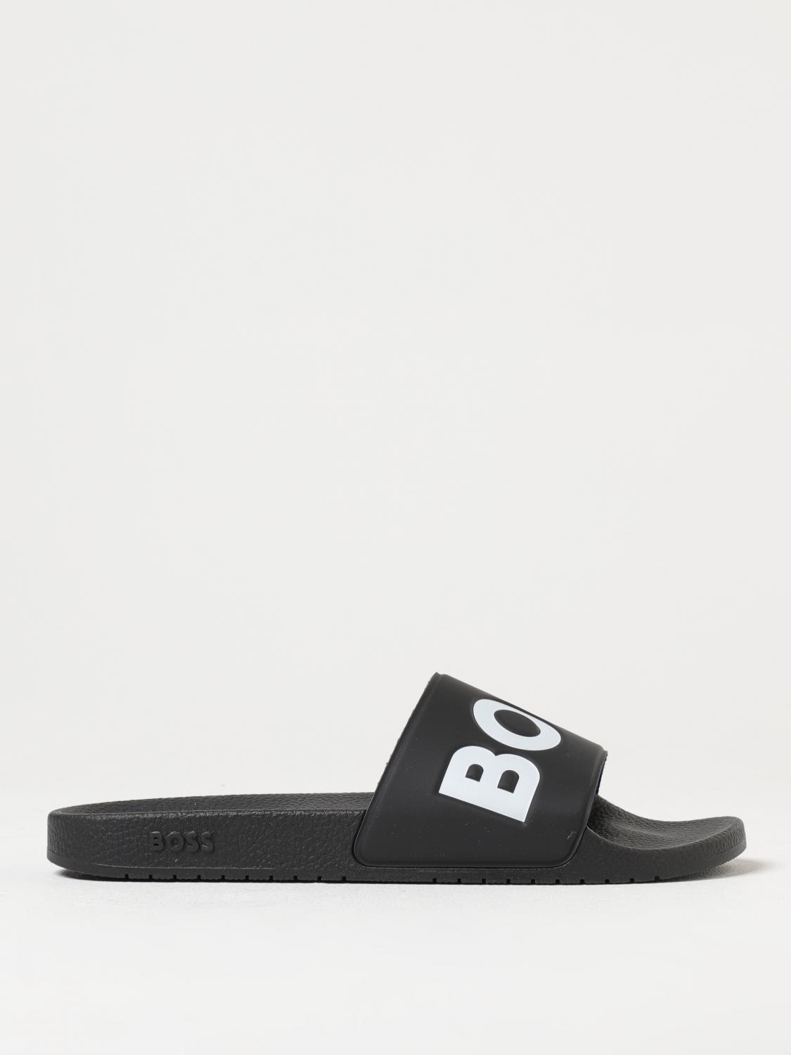 Hugo Boss Sandals Boss Men Color Black In Black