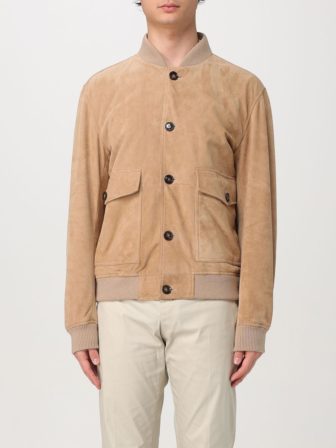 Hugo Boss Jacket Boss Men Color Beige In Beige