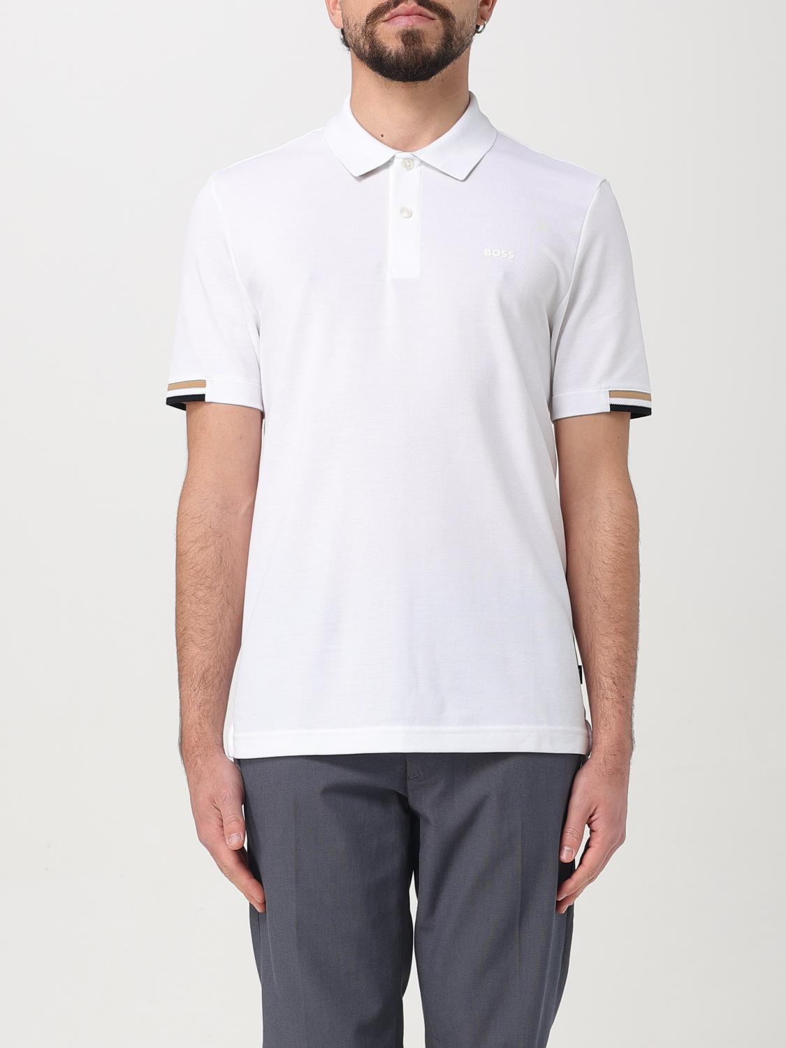 BOSS Polo Herren Farbe Weiß