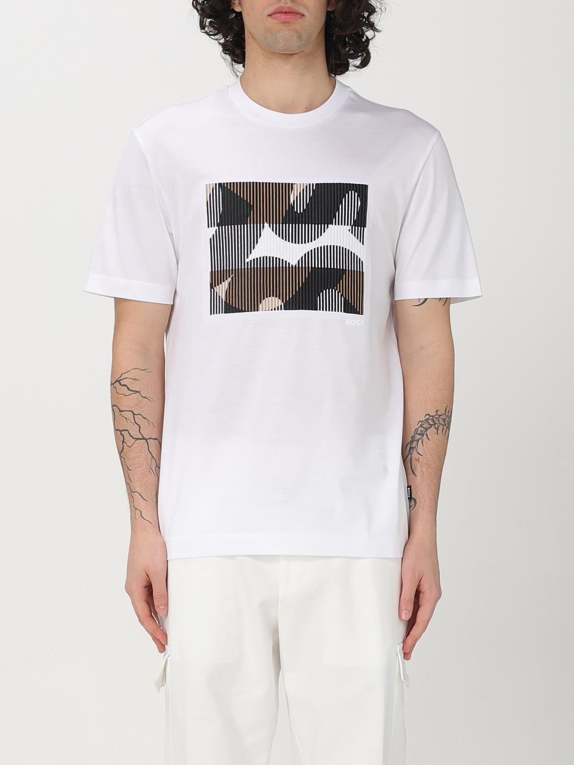 Hugo Boss Boss T-shirt With Print In White