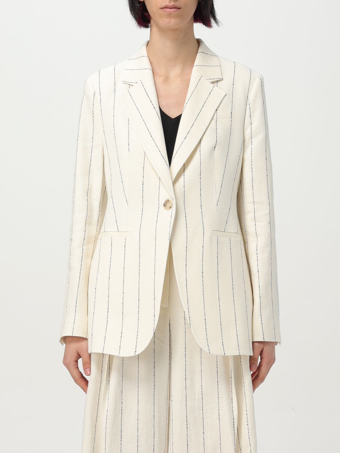 Shop Hugo Boss Blazer Boss Woman Color Multicolor