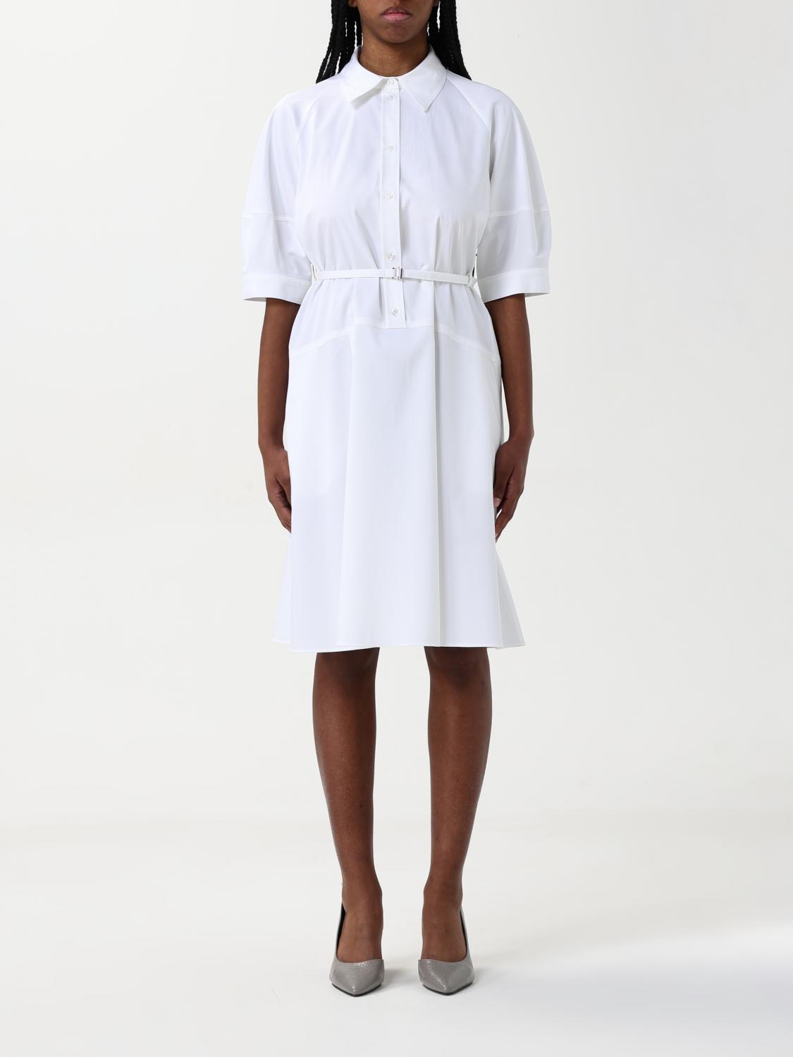 Hugo Boss Dress Boss Woman Color White In White