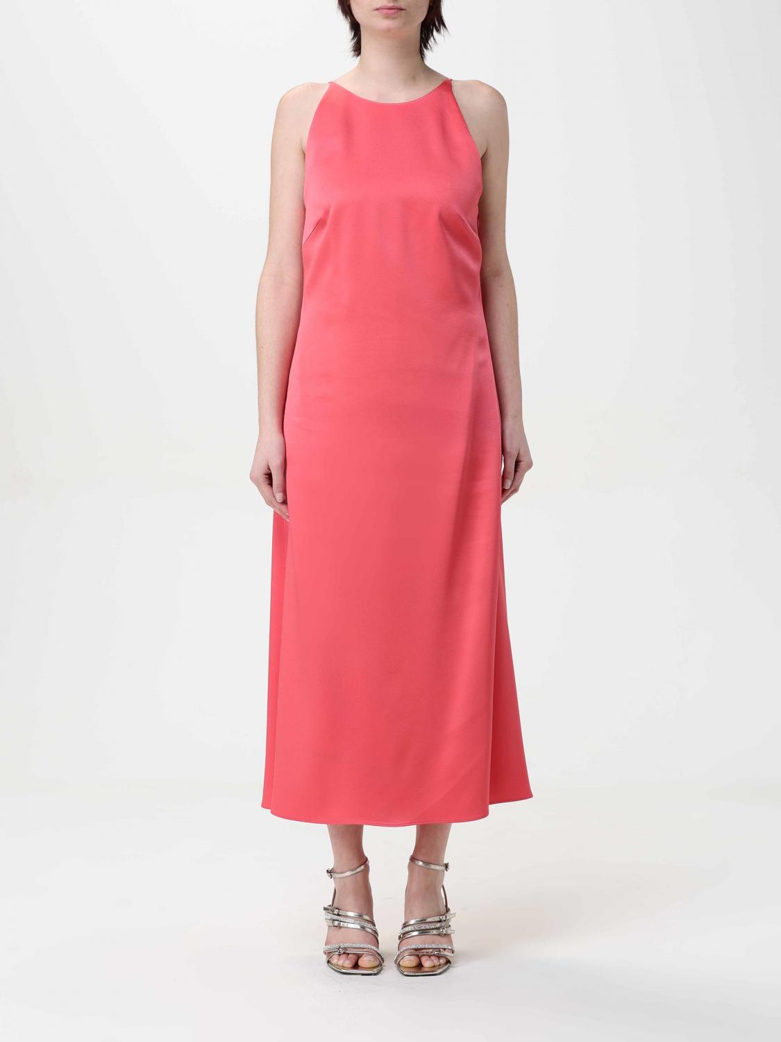 Hugo Boss Dress Boss Woman Color Peach In Peach