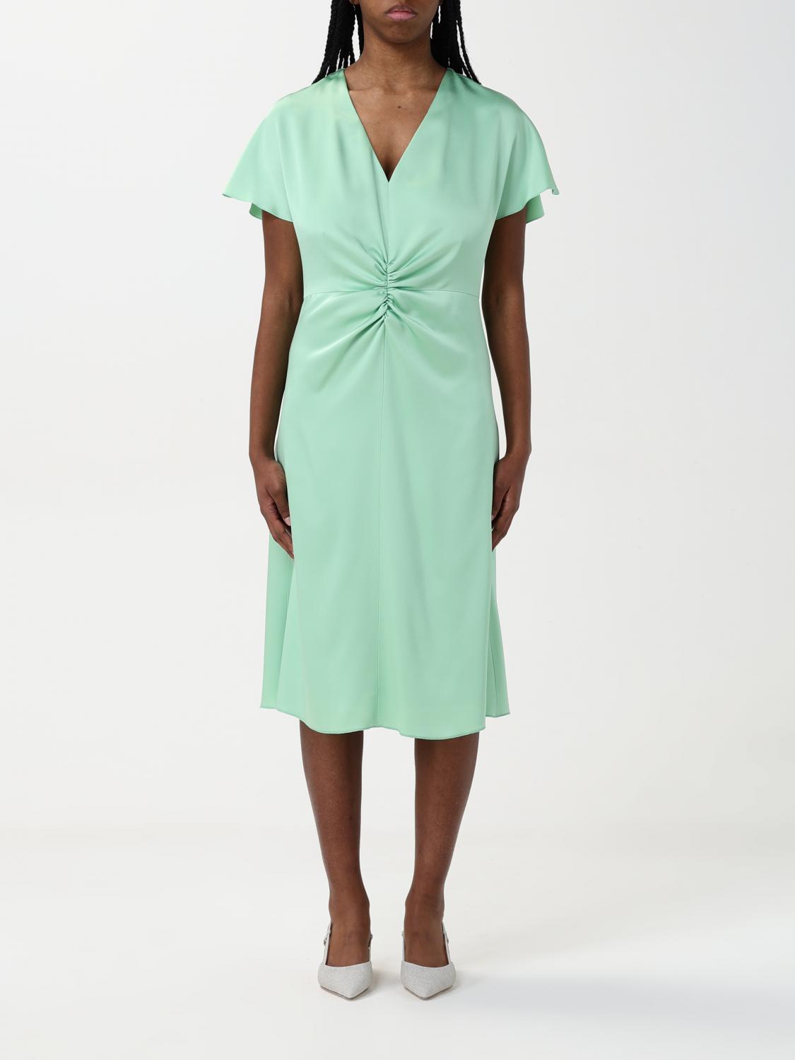 Hugo Boss Dress Boss Woman Color Mint In Mint