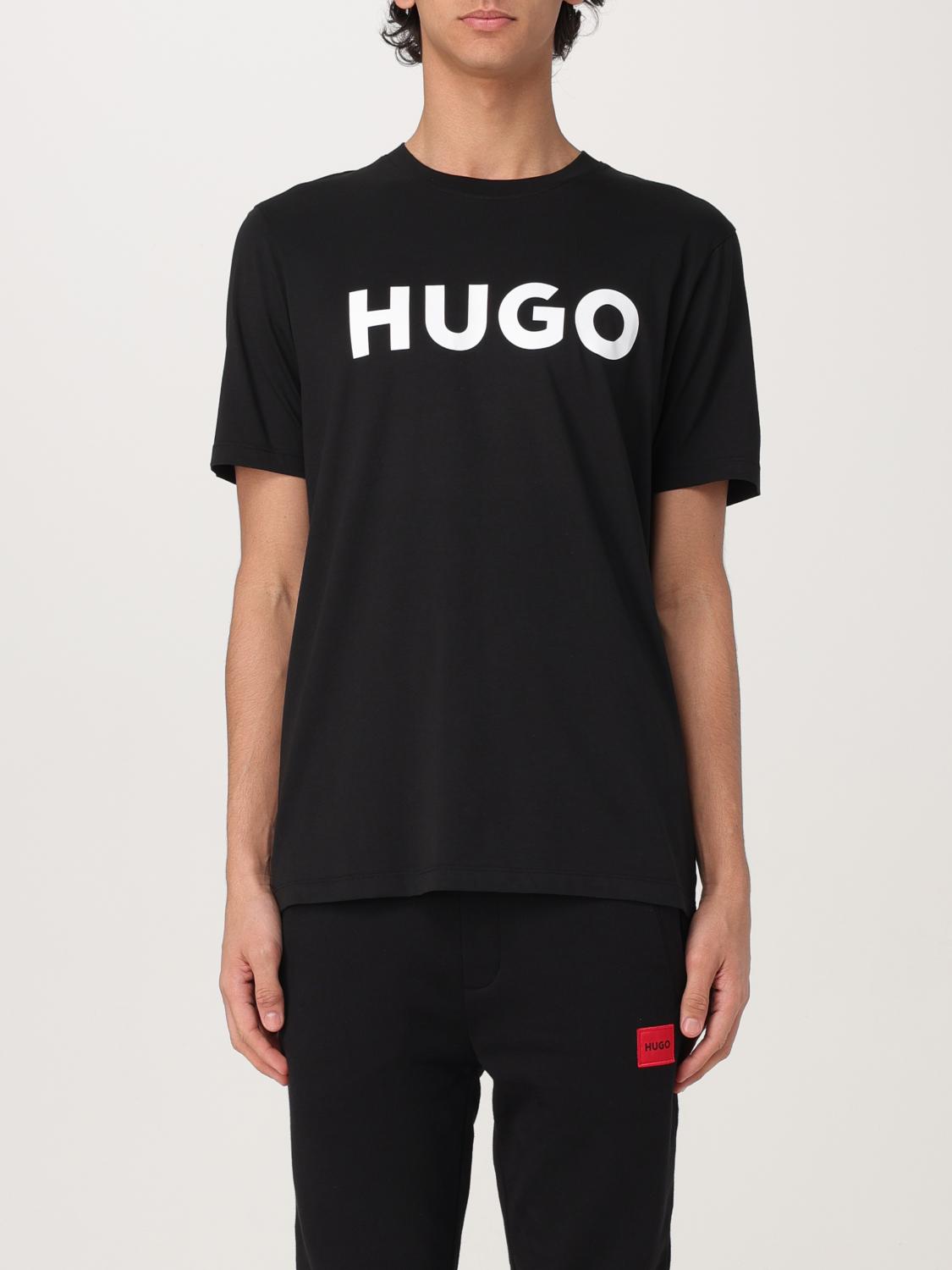 Shop Hugo Boss T-shirt Hugo Men Color Black 1