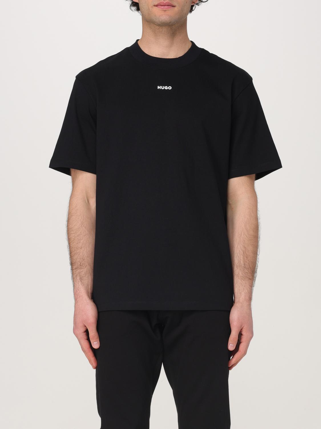 Shop Hugo Boss T-shirt Hugo Men Color Black
