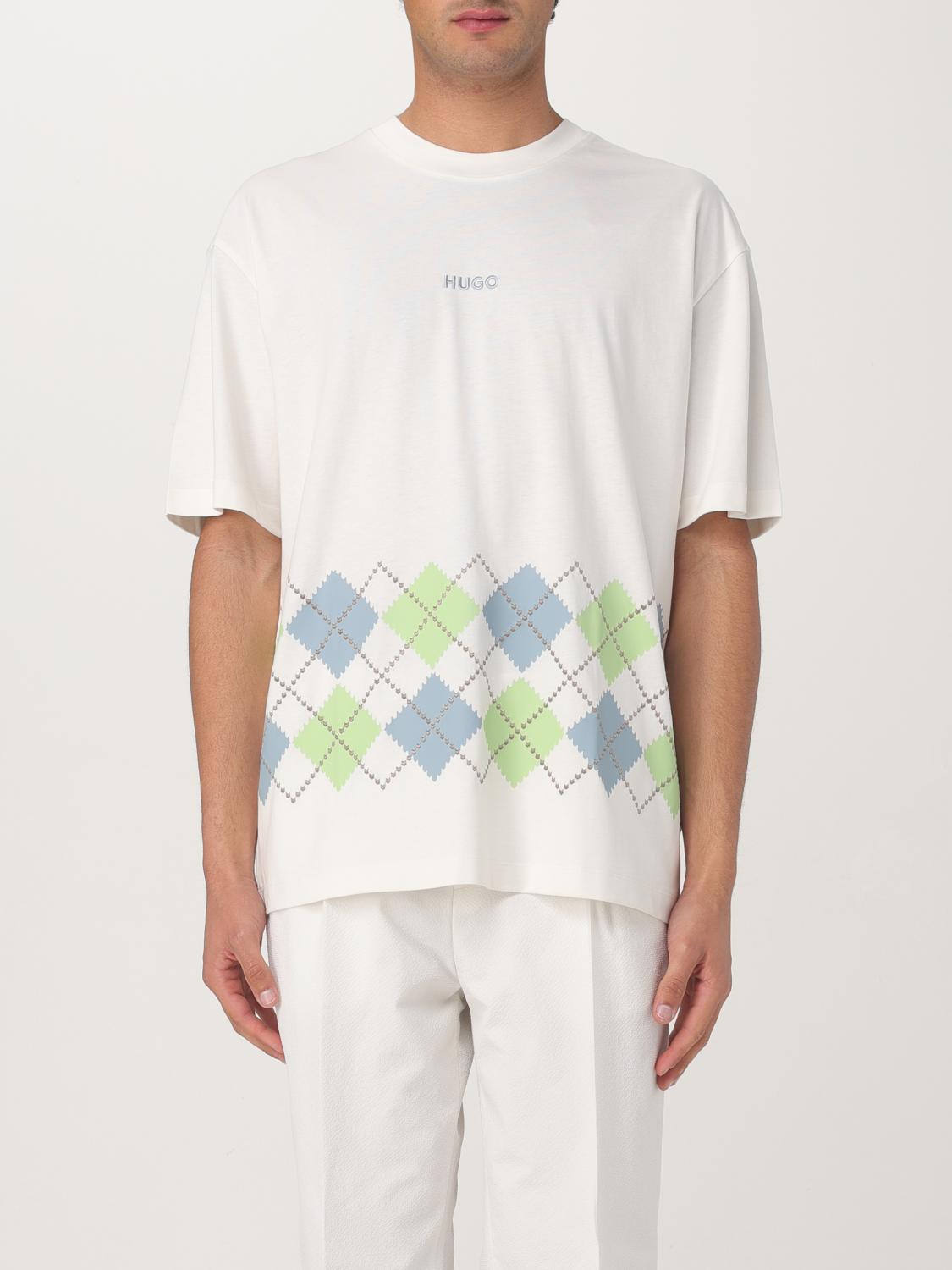 Hugo Boss T-shirt Hugo Men Color Natural In Natural