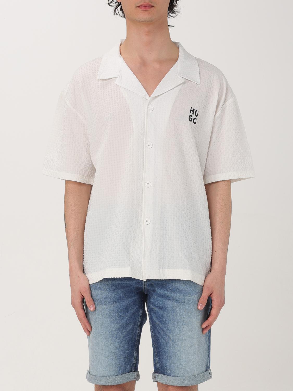 Hugo Boss Shirt Hugo Men Color White In White