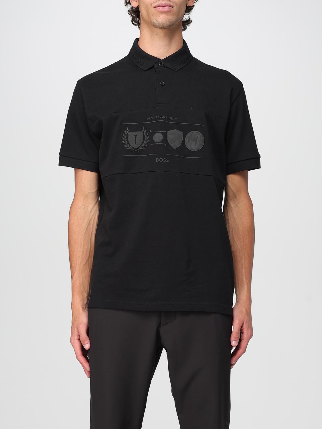 Hugo Boss Polo Shirt Boss Men Color Black