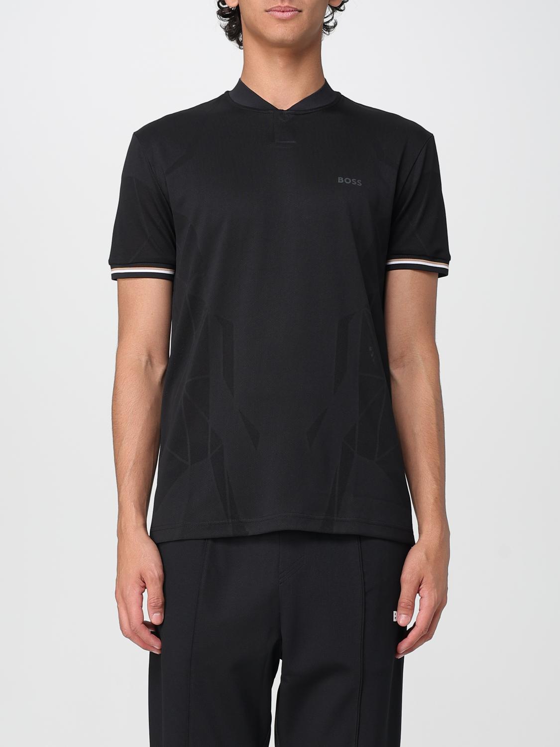 Hugo Boss Boss Techno Fabric T-shirt In Black