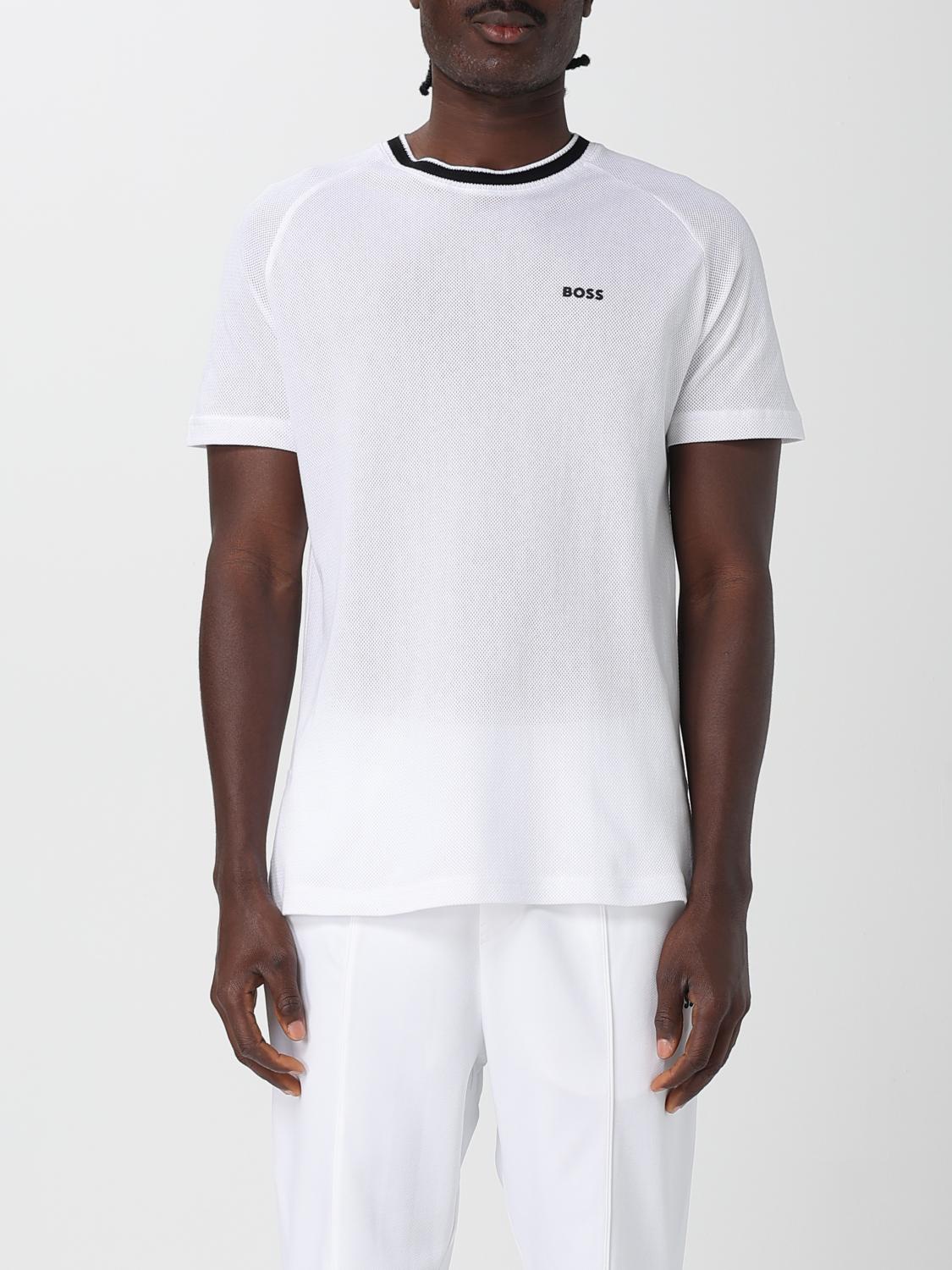 Hugo Boss T-shirt Boss Men Color White In White