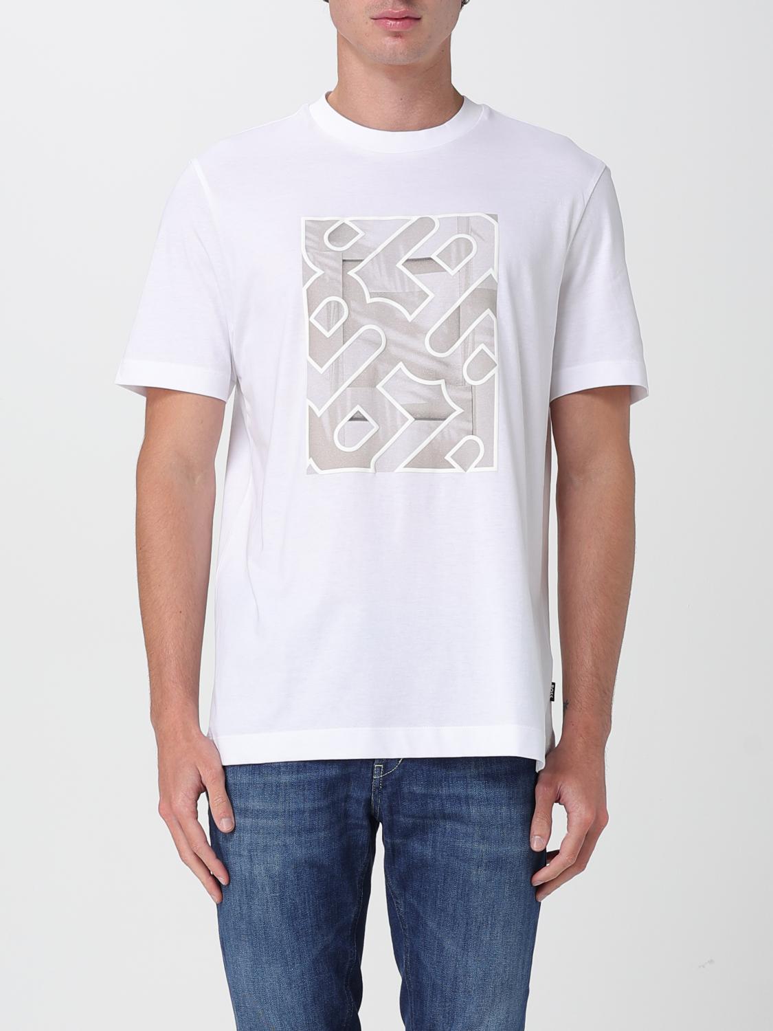 Hugo Boss T-shirt Boss Men Color Natural In White