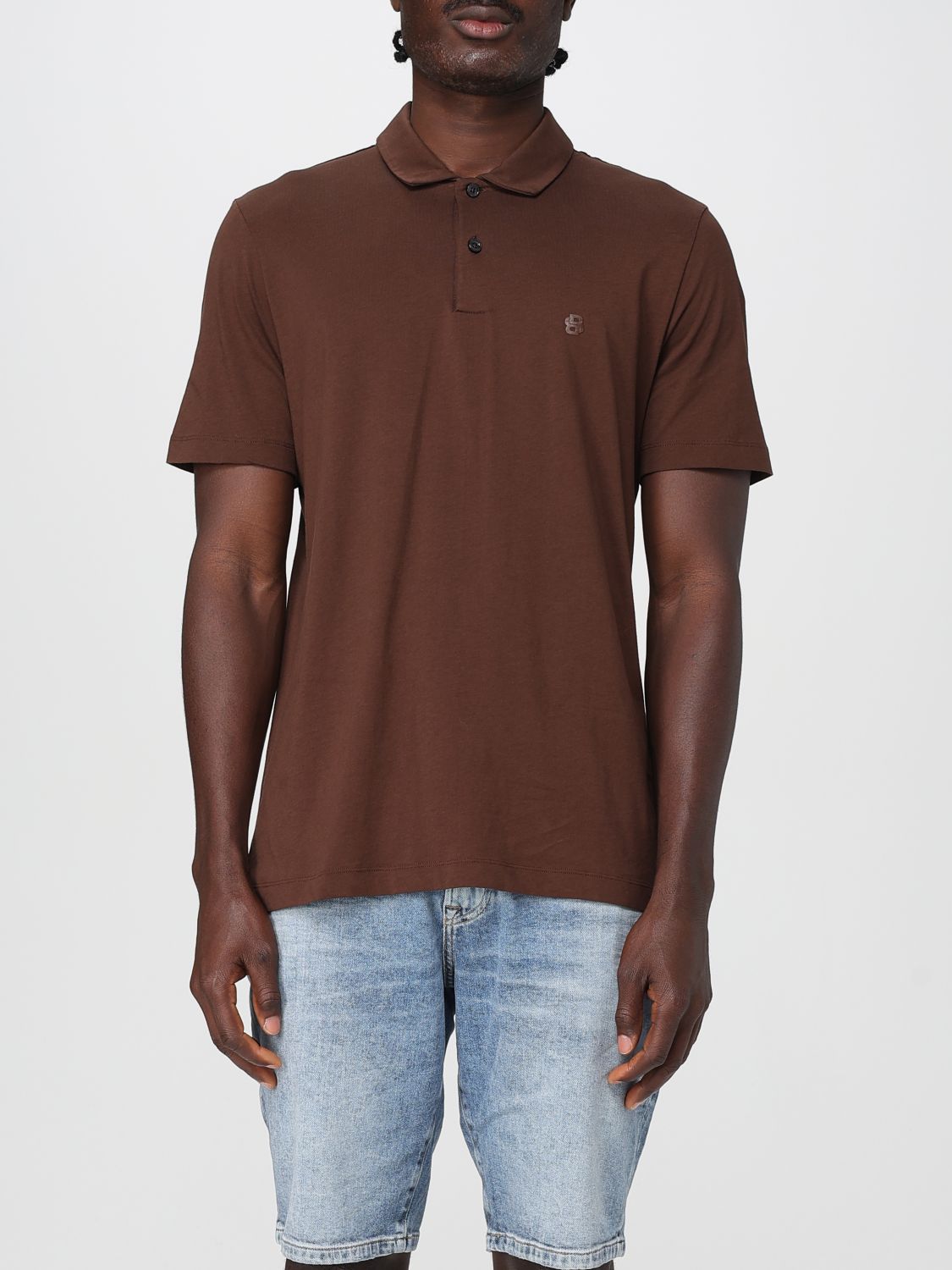 Hugo Boss Polo Shirt Boss Men Color Brown