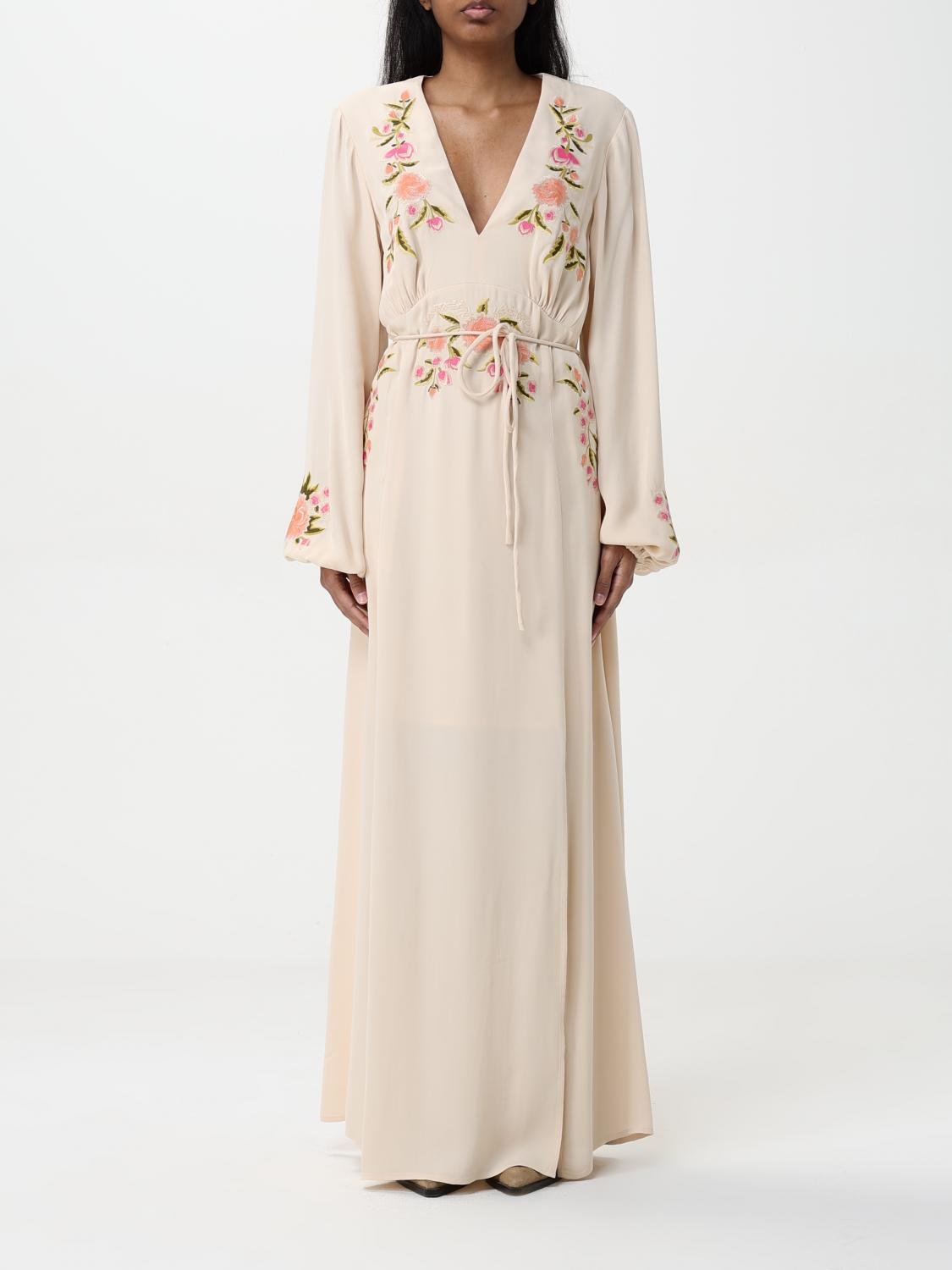 Shop Twinset Dress Woman Color Nude