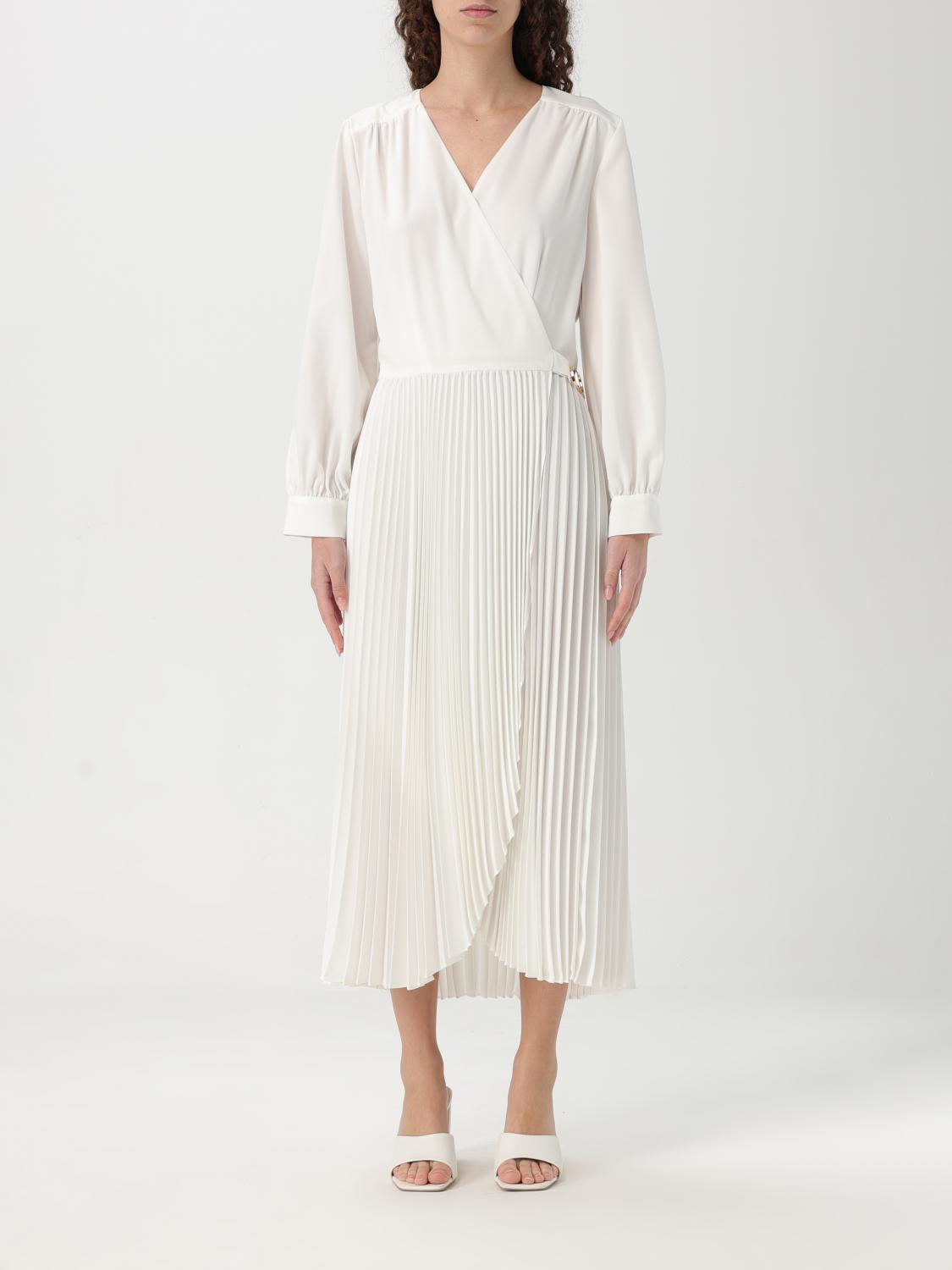 Twinset Dress Woman Color Pearl In Pearl