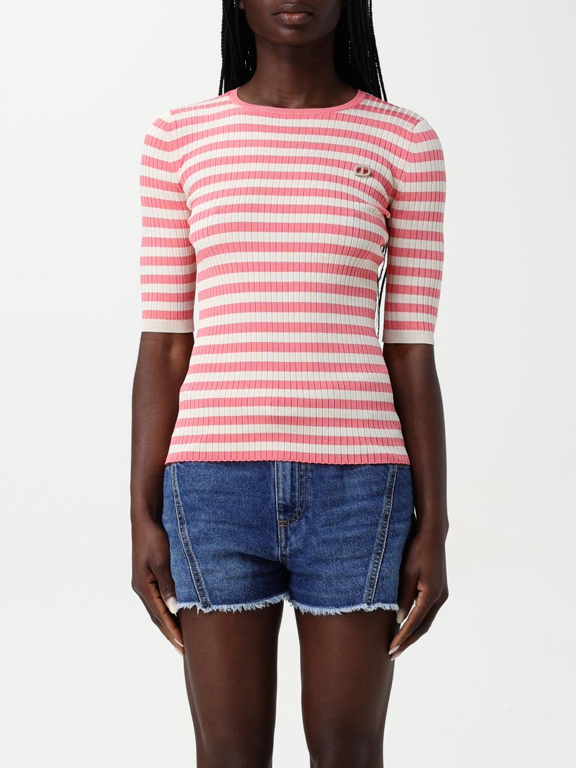 Shop Twinset Sweater Woman Color Peach