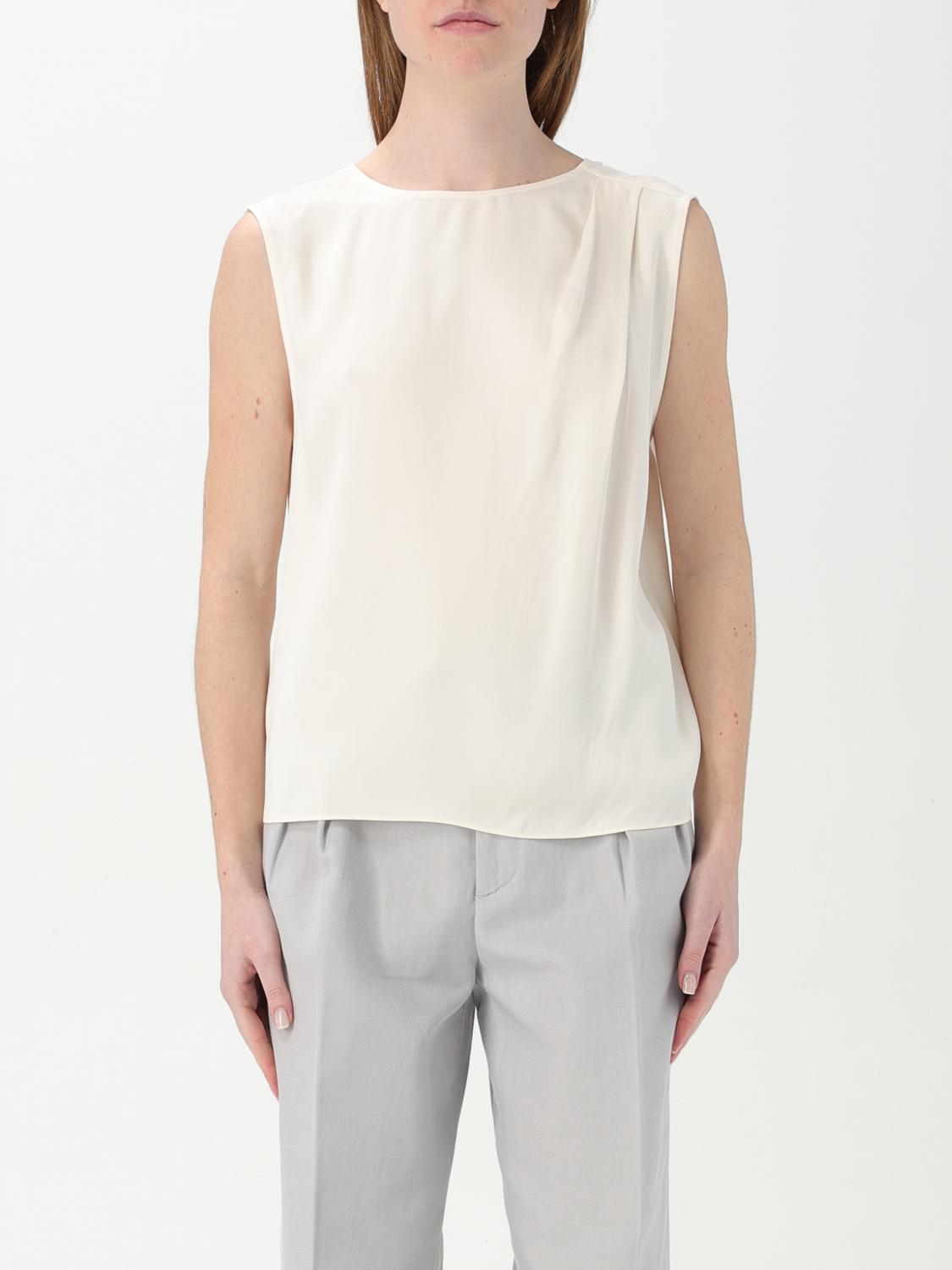 Shop Twinset Top Woman Color Pearl