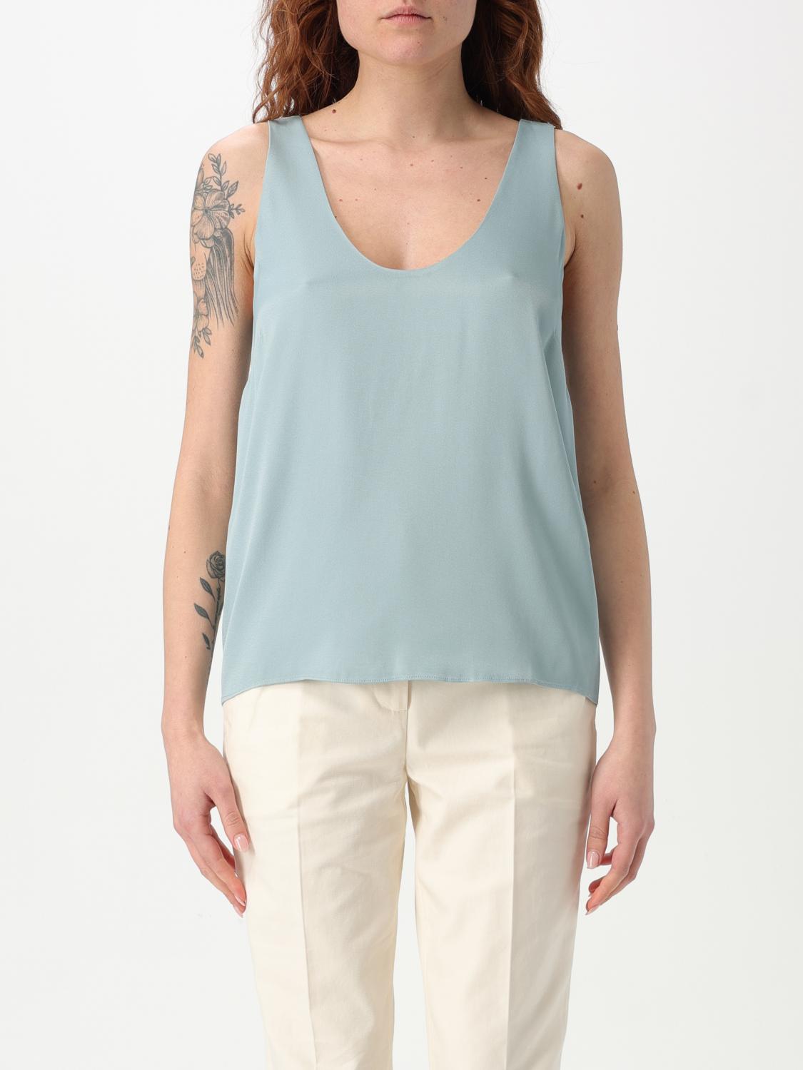 Twinset Top Woman Color Sky Blue In Sky Blue