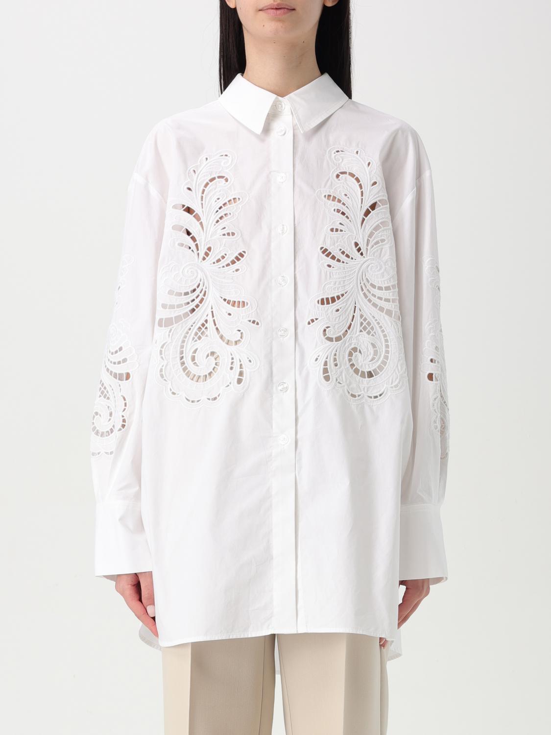 Shop Twinset Shirt Woman Color White