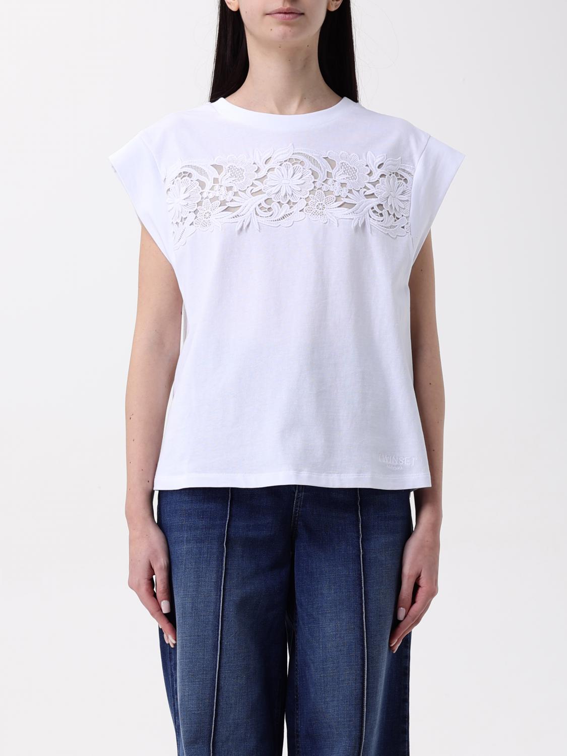 Shop Twinset T-shirt Woman Color White