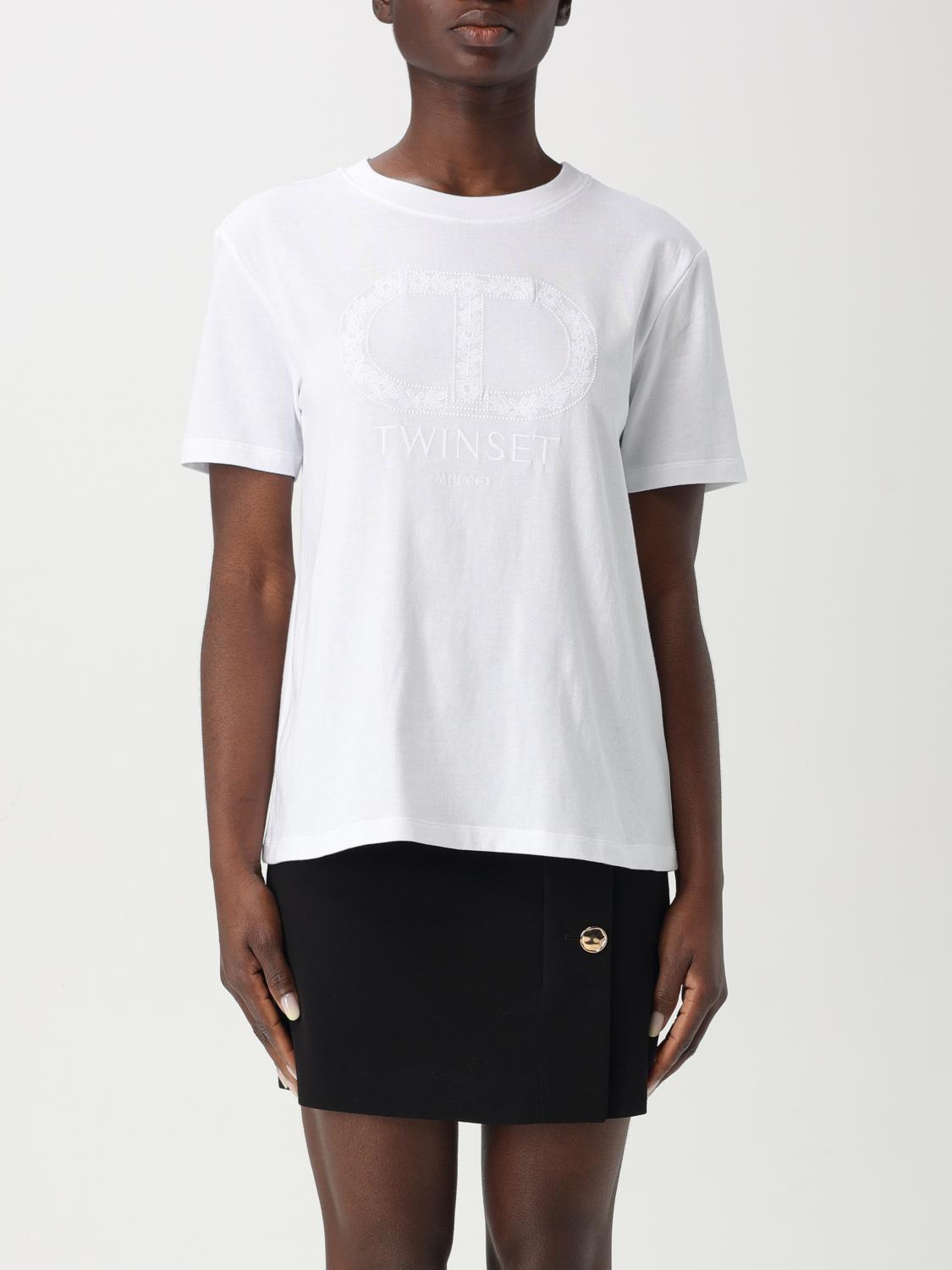 TWINSET T-SHIRT TWINSET WOMAN COLOR WHITE 426976001