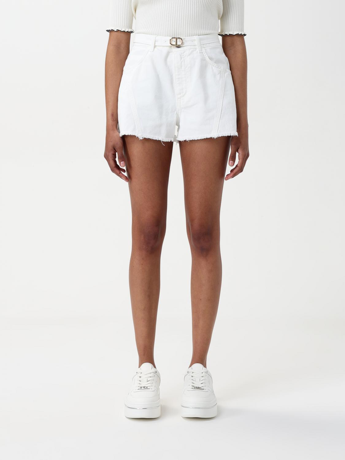 Shop Twinset Short Woman Color Ice