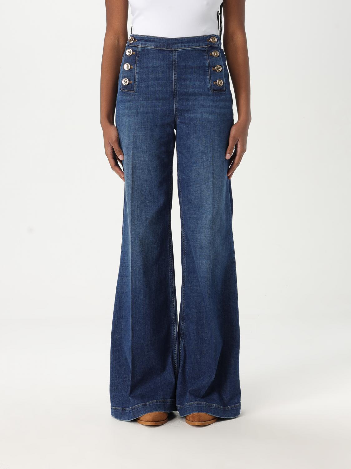 Shop Twinset Jeans Woman Color Denim