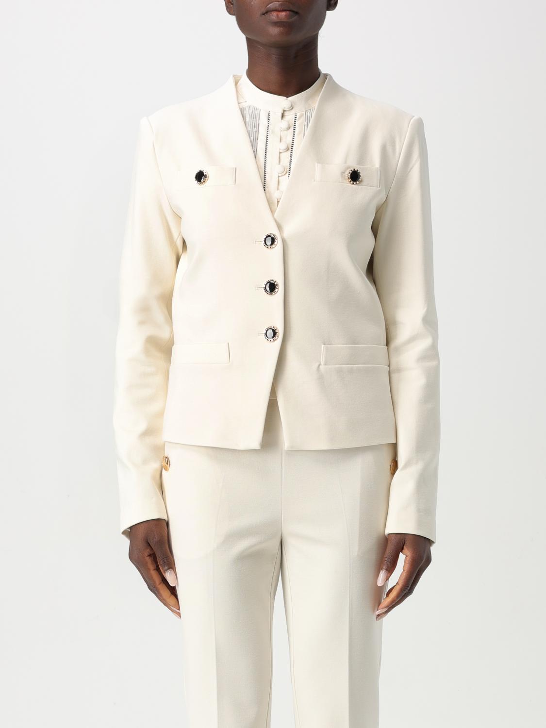 TWINSET BLAZER TWINSET WOMAN COLOR PEARL 426985040